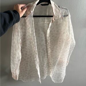 Floral Organza top